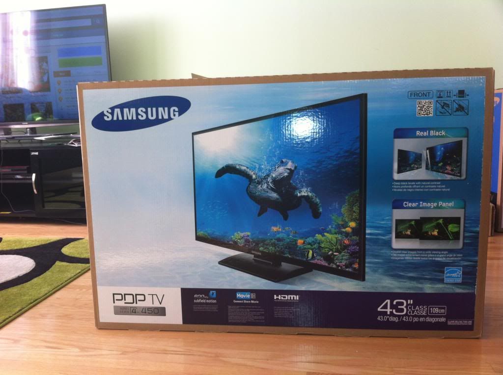 Samsung 43" Plasma TV for sale 350. Brand new in box. for sale